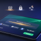 Digital interface showing a successful DuitNow withdrawal transaction with subtle background elements hinting at common delay causes like bank verification and weekend processing.
